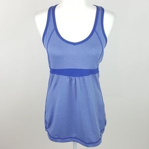 Lucy Racerback Athletic Workout Tank Top M Blue